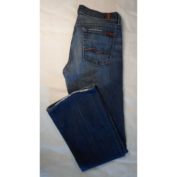 Jeans 7 For All Mankind Bootcut Denim  New York Size 29 Style U075080U - Picture 11 of 11